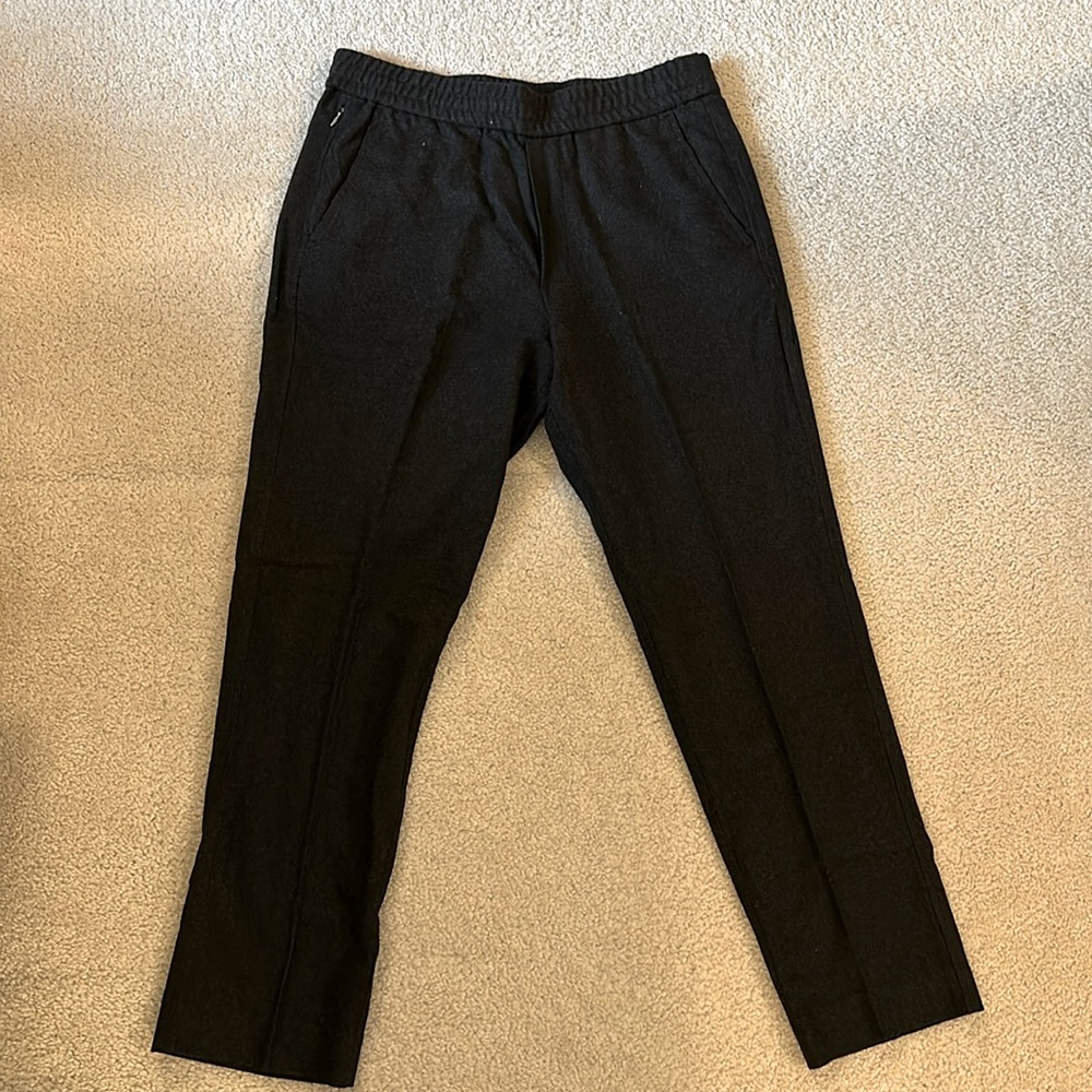 Men’s Abercrombie Charcoal Loose Pull On Trouser - Size Medium